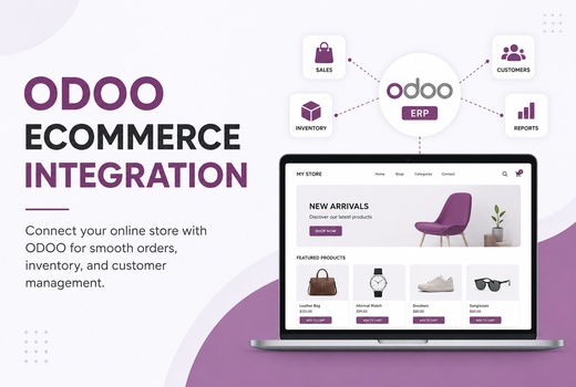 ODOO eCommerce integration dashboard