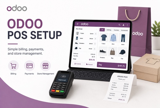 ODOO POS setup dashboard
